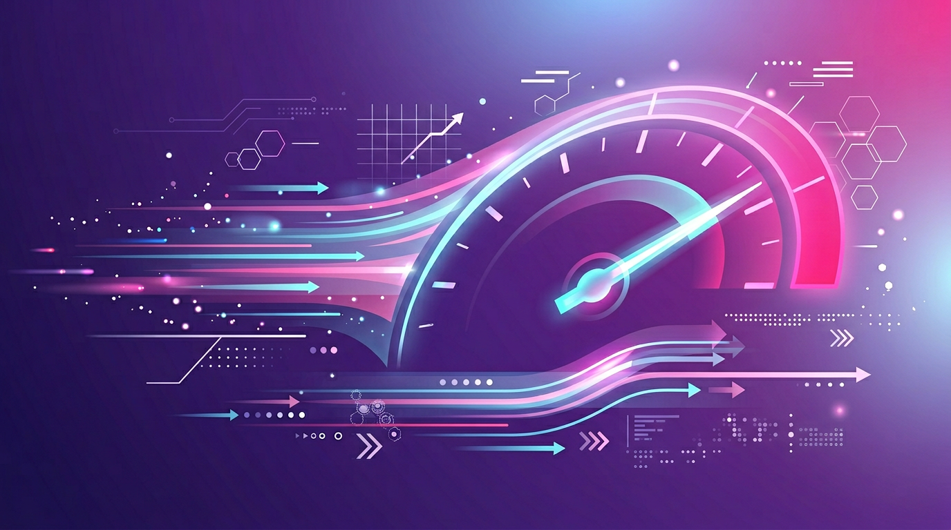 Abstract speed and acceleration illustration for the calculator