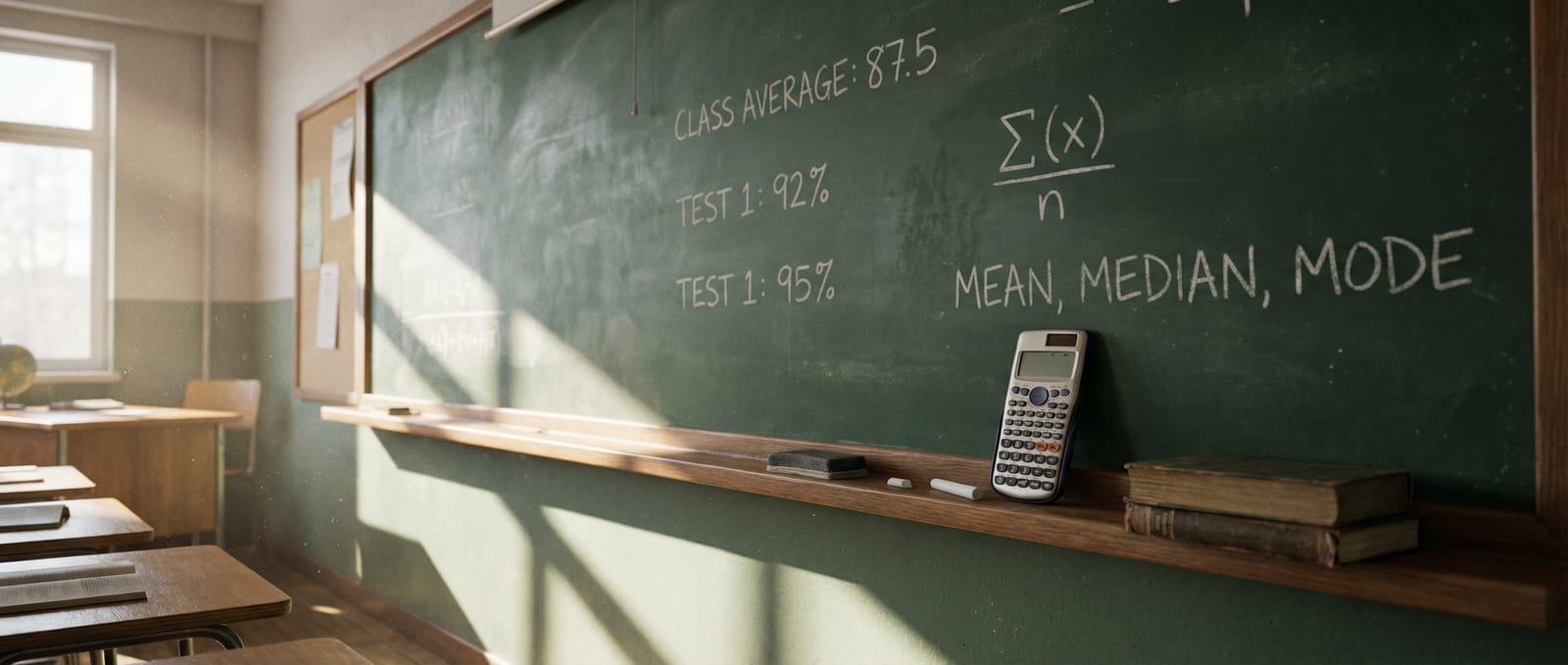 Average and median data visualization