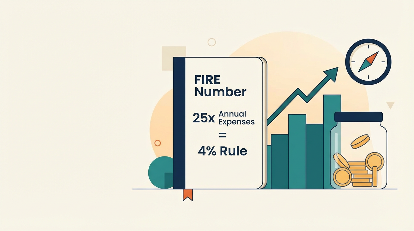 FIRE number calculator showing target portfolio amount